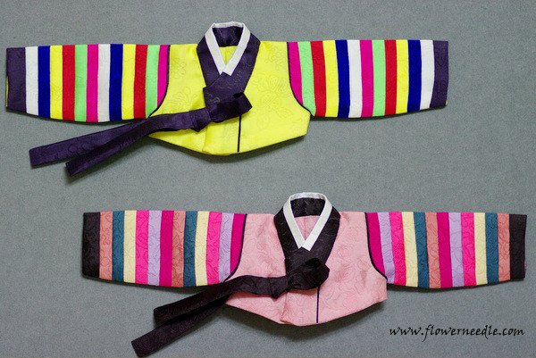 Saekdong jeogori, veste du hanbok pour femmes et enfants