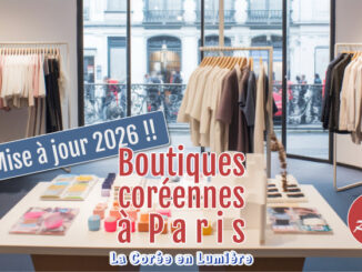 Boutique coréenne à Paris