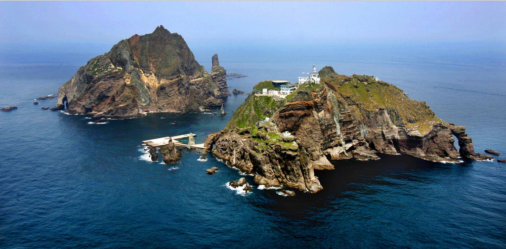 Les îlots de Dokdo.