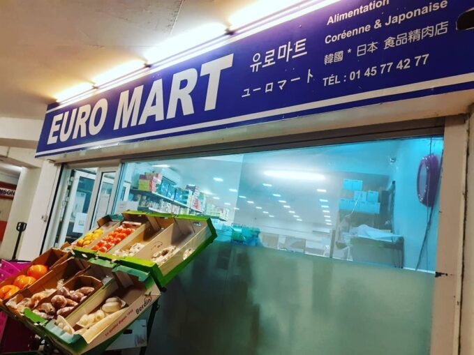 boutique coréenne Paris épicerie Euro Mart