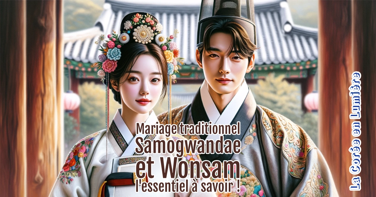 Samogwandae et Wonsam, les tenues traditionnelles du mariage coréen