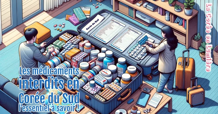Les médicaments interdits en Corée du Sud