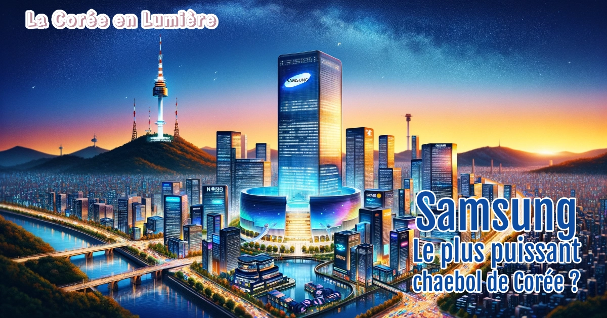 Sasmung est-il le chaebol le plus puissant de Corée.