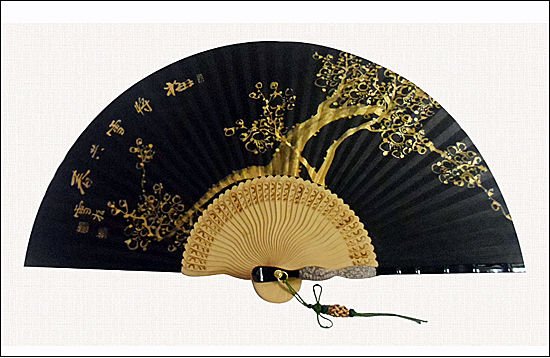 Œuvre n°10 du Jeollabuk-do, buchae ou éventail coréen traditionnel