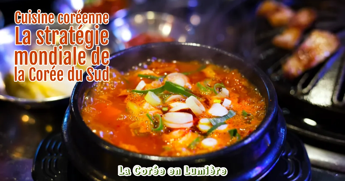 La cuisine coréenne à l'assaut du monde.