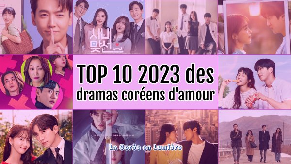 Une sélection de k-drama romantiques.