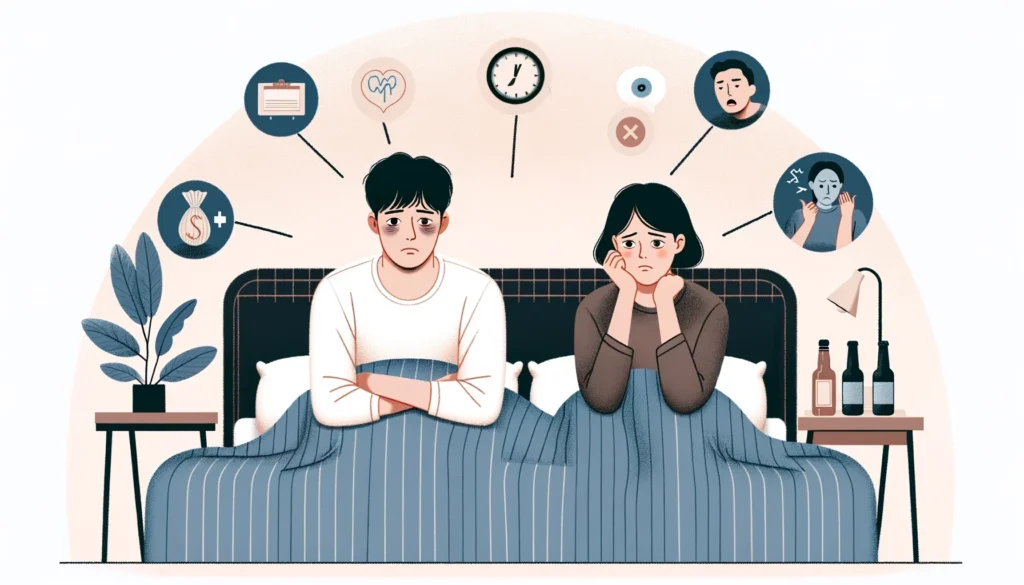 48 % des Coréens ont l’impression que son partenaire essayait d’éviter les relations intimes (©La Corée en Lumière).