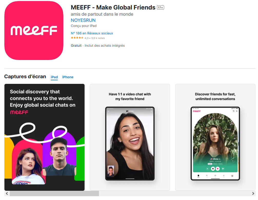 Quelle application pour parler avec des Coréens ? MEEFF ?