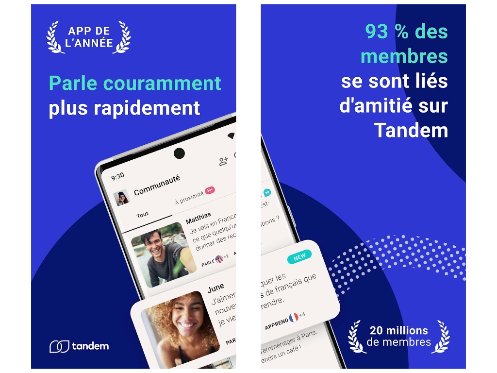 Application pour apprendre à parler coréen couramment : Tandem