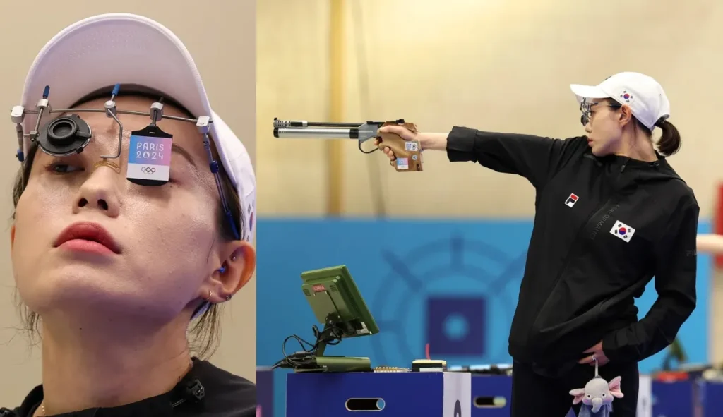 Le charisme de Kim Ye-ji qui a fait tant parler d'elle lors des JO de Paris 2024.