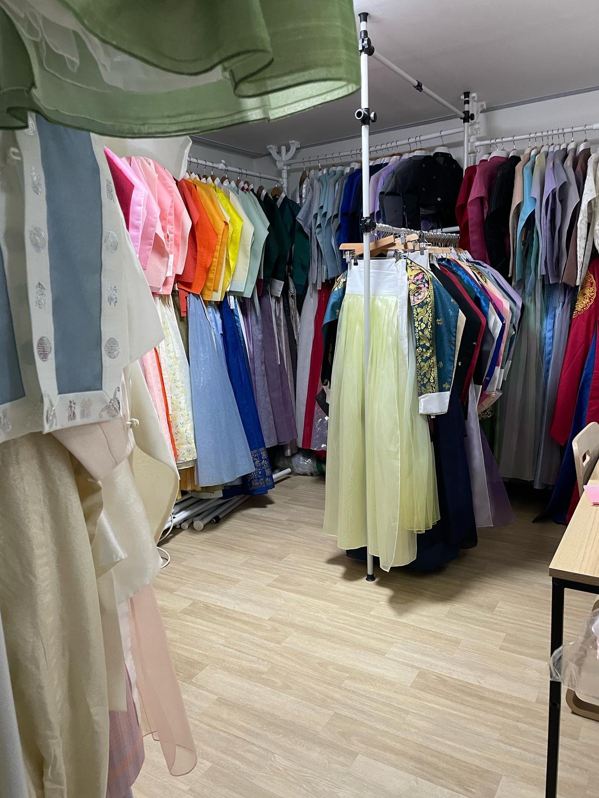 Tenues traditionnelles coréennes, hanbok (©Sylvain Colas).