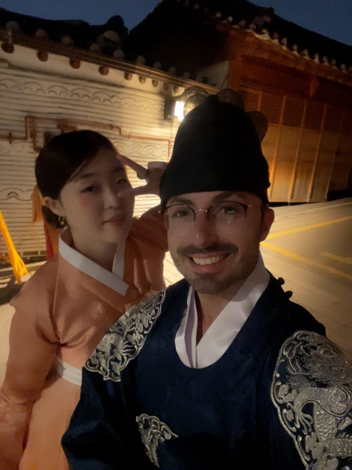 Sylvain et son amie modèle (©Sylvain Colas).